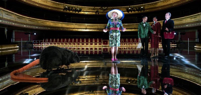 Teatro de la Zarzuela. Enseñanza Libre y La Gatita Blanca 